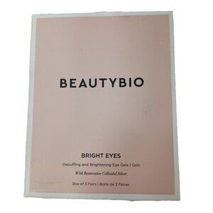 Beautybio Bright Eyes Depuffing and Brightening eye Gels 3 Pairs Box New